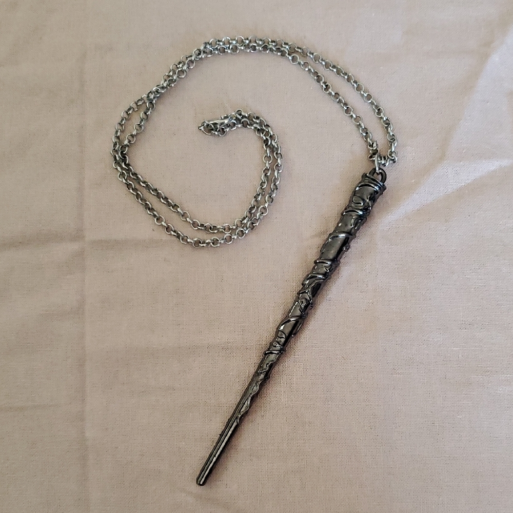 Hermione Wand Necklace Harry Potter